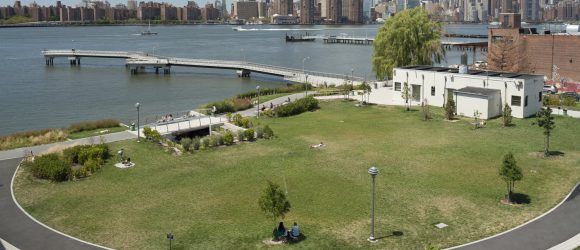 Aerial View of WNYC Transmitter Park