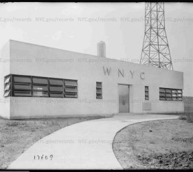 WNYC Transmitter Building after opening in 1937
