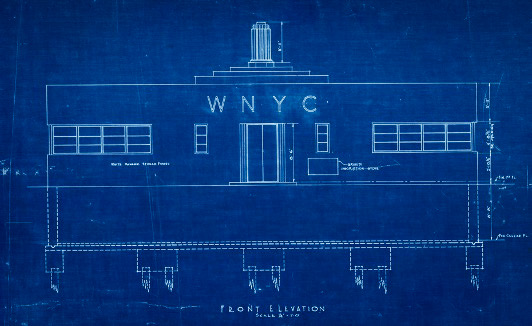 WNYC Transmitter Building Blueprint